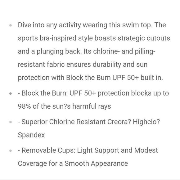 Speedo Keyhole Bikini Swim Top Style 7723973 sz S - Picture 4 of 12